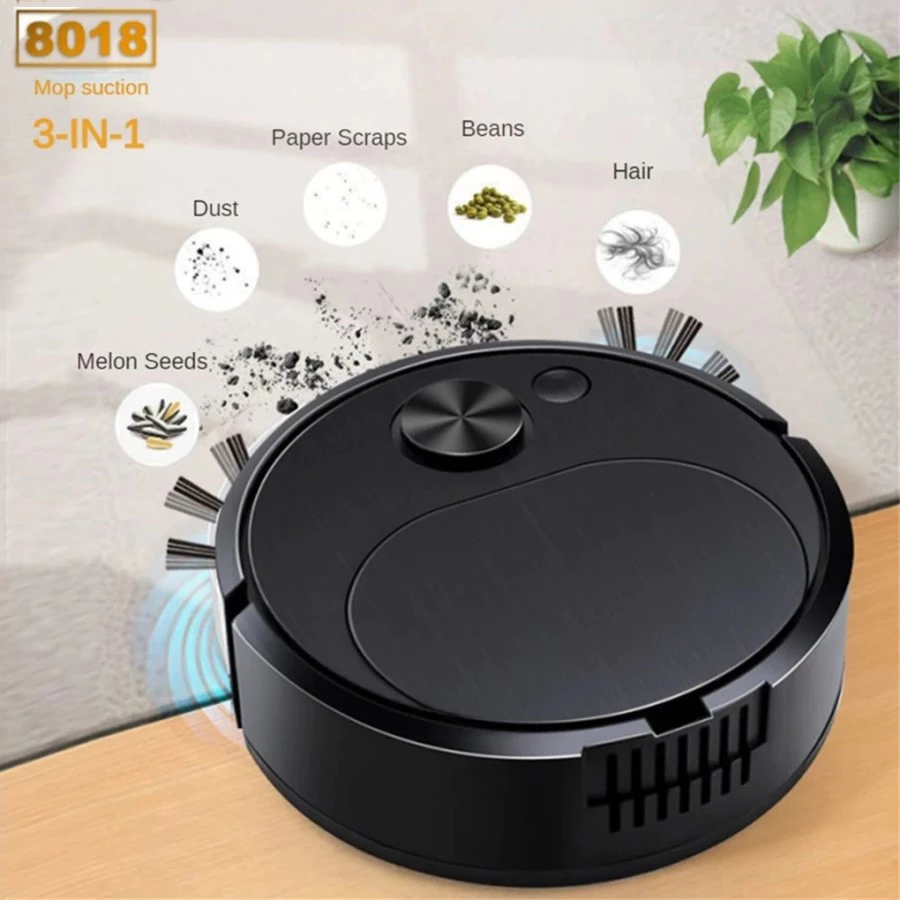 Robot Vacuum Pel Sapu Lantai Otomatis 1000Pa