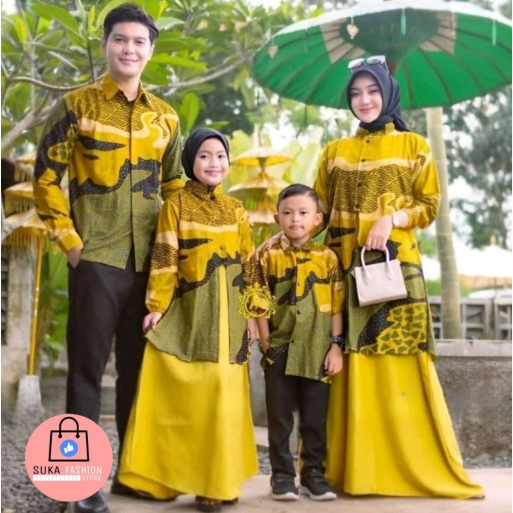 Jual Baju Gamis Couple Keluarga Baju Sarimbit Lengkap Baju Anak Model