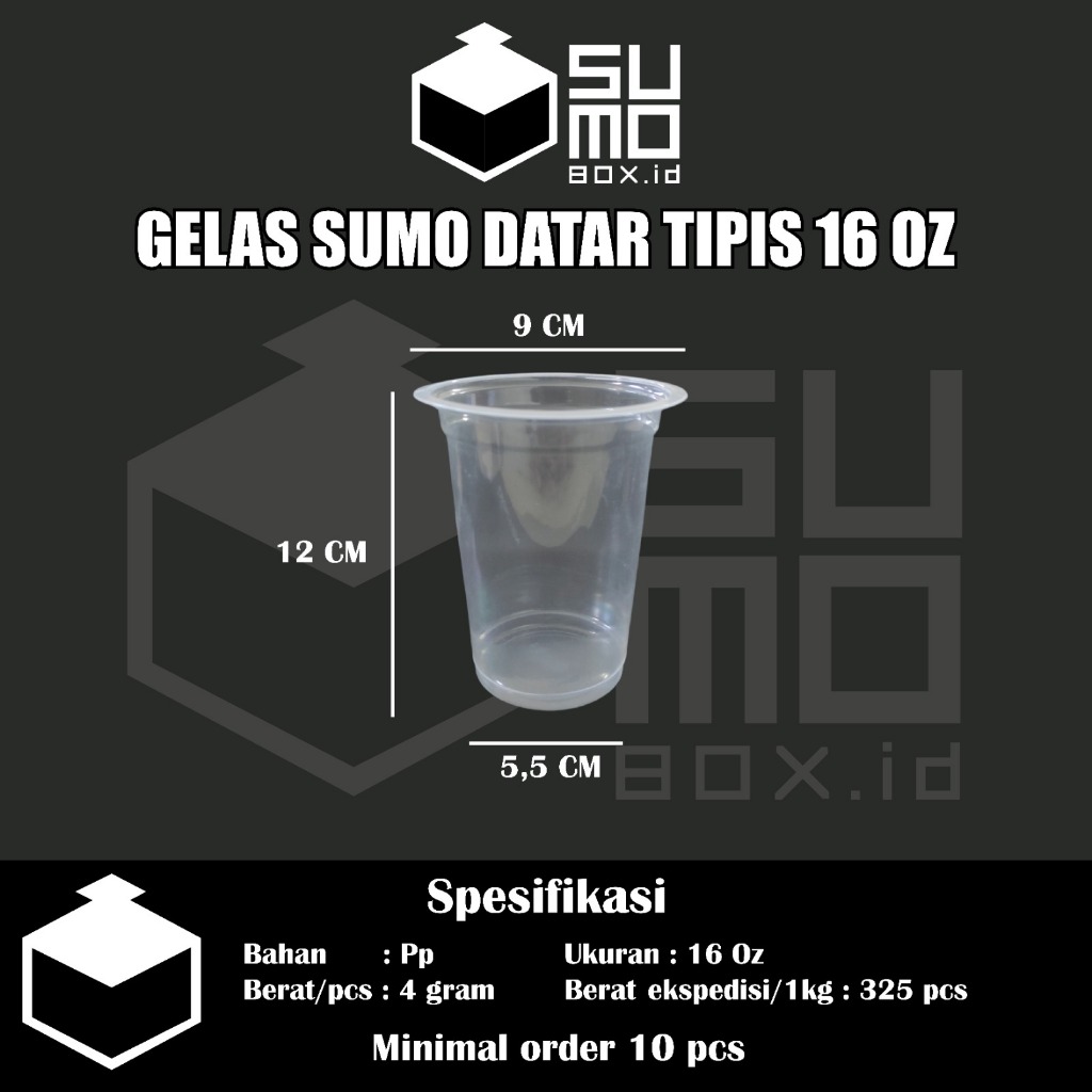 Jual Gelas Plastik Tipis Sumobox Bening Oz Oz Oz Oz Eceran Plastik Cup Pp Bening