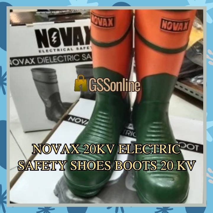 Jual Novax 20kv Electric Safety Shoes Boots 20 Kv Sepatu Listrik Shopee Indonesia