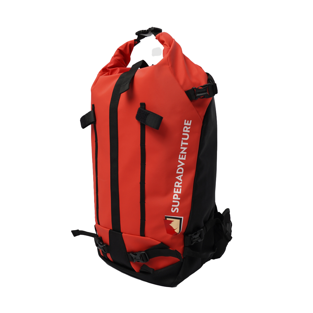 Jual Tas Ransel SuperAdventure Red Roll Click | Shopee Indonesia