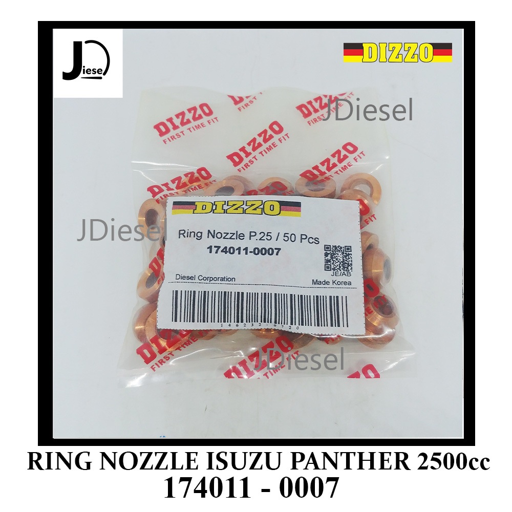 Jual ( 50pcs ) RING NOZZLE PUMP ISUZU PANTHER 2500cc 2.5 174011 - 0007 ...