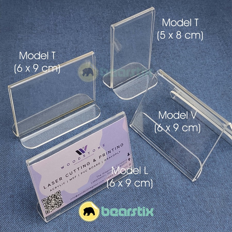 Jual [10 PCS] Akrilik Price Tag - Acrylic Label Nama / Harga - Akrilik ...