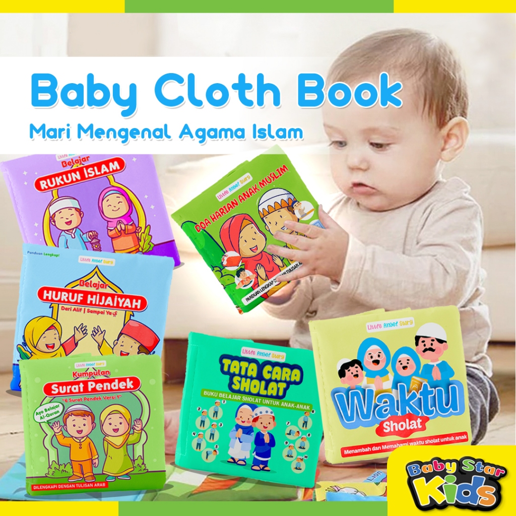 Buku Kain Edukasi Anak Lembut Tahan Lama