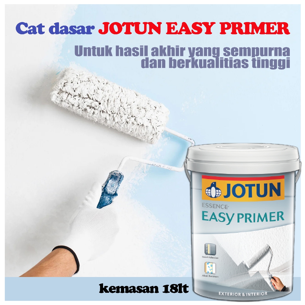 Jual Cat Dasarprimerwall Sealer Tembok Jotun Essence Easy Primer 18 Lt Shopee Indonesia 1966