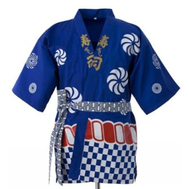 YUKATA KIMONO HAPPI HAPI SERAGAM RESTORAN TAKOYAKI SUSHI JEPANG JAPAN  UNIFORM ALL SIZE