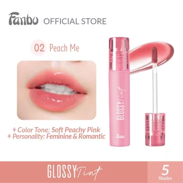 Fanbo Glossy Tint 3 5 Gr Bibir Menjadi Lebih Bercahaya Dan Plumpy Korean Make Up Look