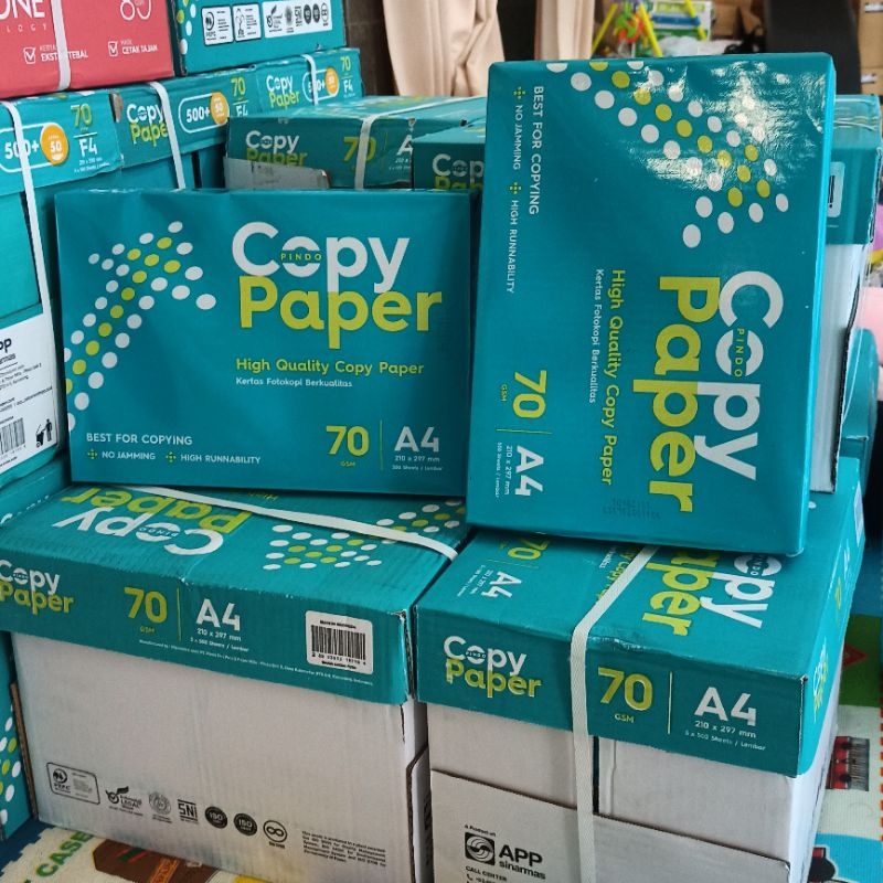 Jual Kertas HVS A4 70 gsm Copy paper isi 50Lembar | Shopee Indonesia