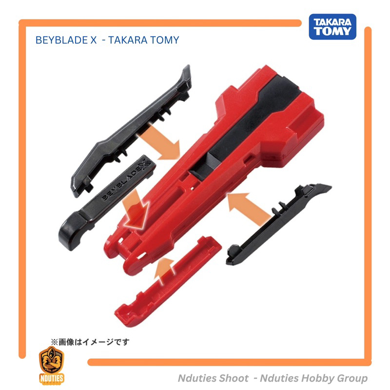 Jual BX-30 Beyblade X Custom Grip Red Merah version Takara Tomy ...