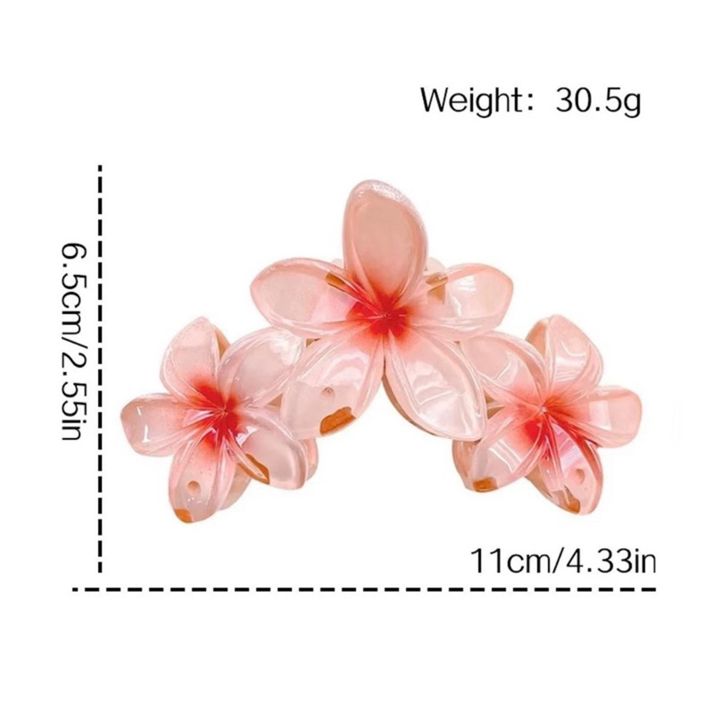 Jual Alana Wears Frangipani Hair Clips Jepit Rambut Bunga Kamboja