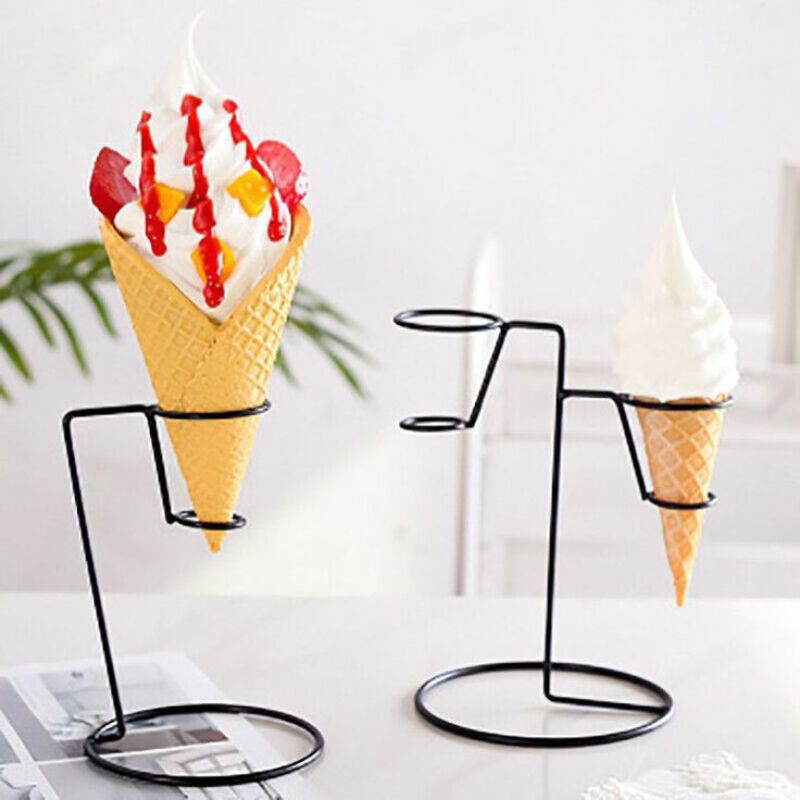 Jual rak stand ice cream / tatakan eskrim/ stand holder icecream ...