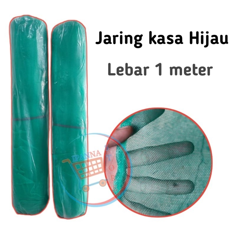 Jual Jaring Kasa Hijau Insect Net Lebar Meter Panjang Meter