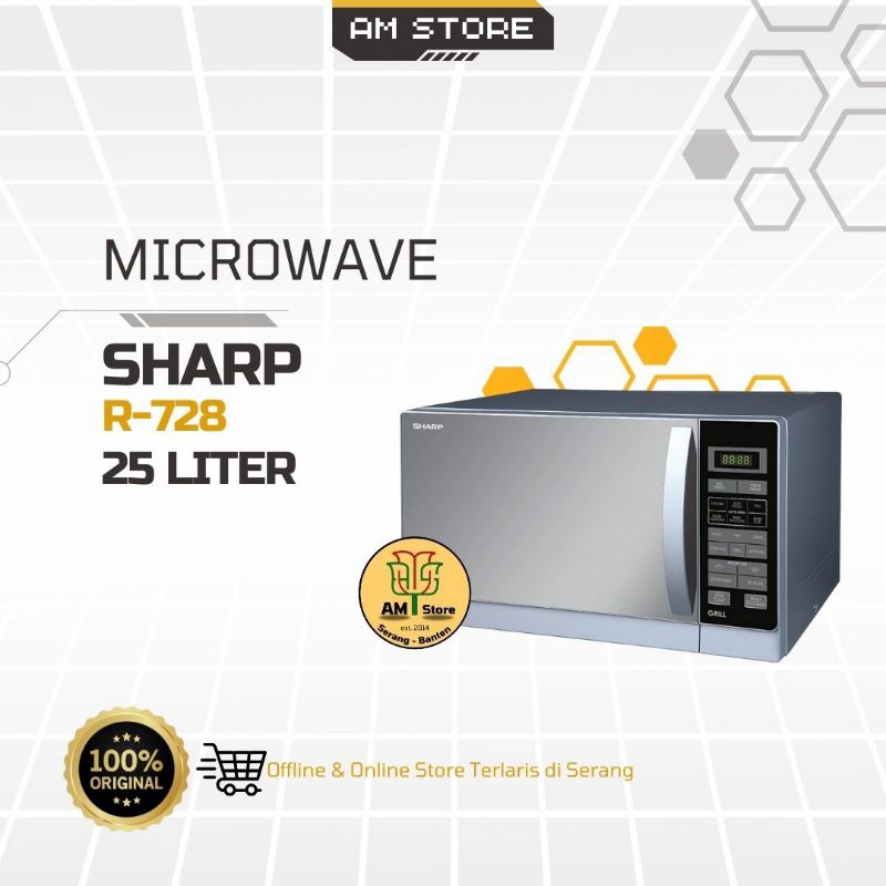Jual Microwave Sharp R-728 25 Liter | Shopee Indonesia