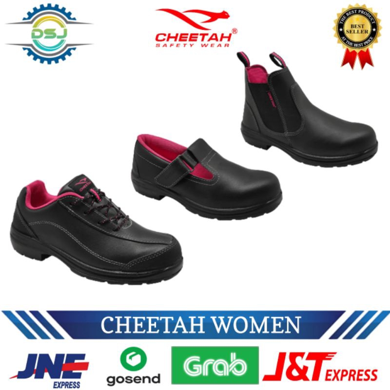 Jual Sepatu Safety Cheetah Wanita / Safety Shoes Cheetah Original ...