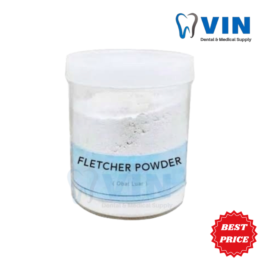 Jual Fletcher powder dental bubuk fletcher 100gram | Shopee Indonesia