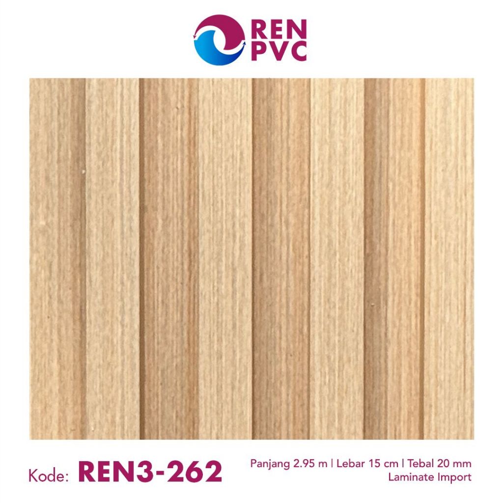 Jual REN PVC - Wall Panel WPC | 3D Wood Panel WPC 2CM | Shopee Indonesia