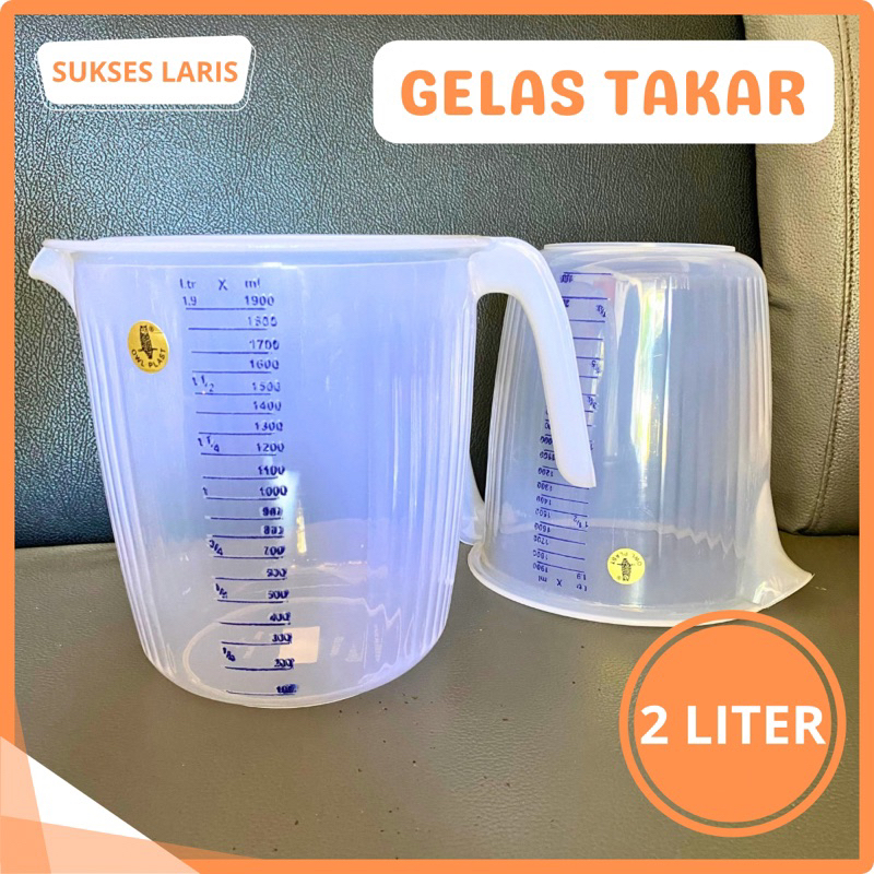 Jual GELAS TAKAR 2000 ML | GELAS TAKAR 2 LITER | GELAS TAKAR JUMBO ...