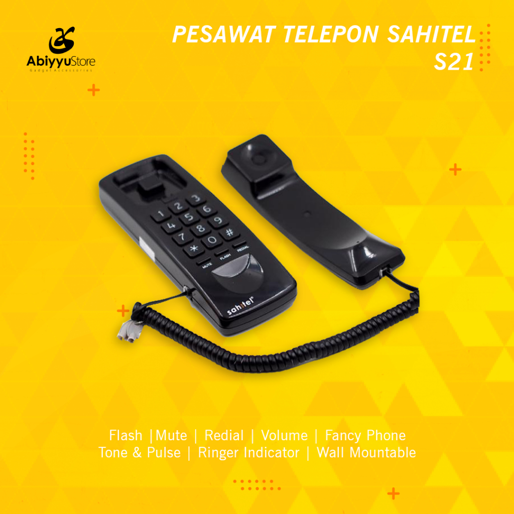 Jual Pesawat Telepon Sahitel S21 Telephone Kabel Rumah Kantor Indihome ...
