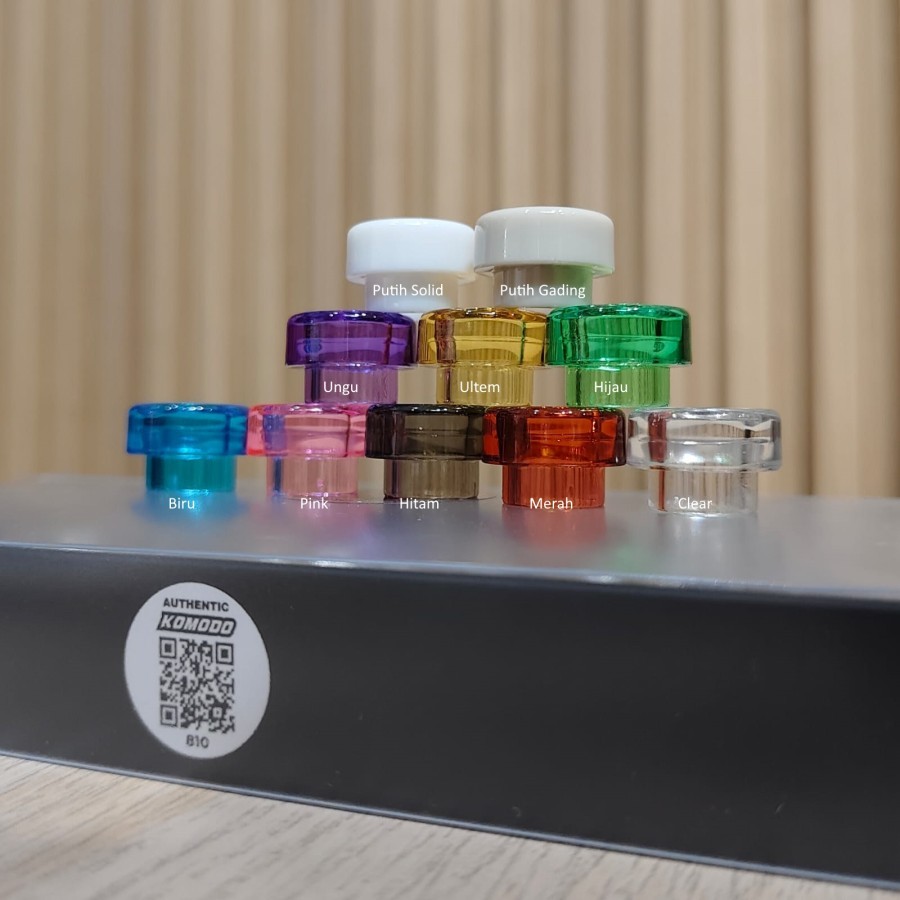 Jual DRIPTIP 810 Clear Edition I Driptip untuk Nitrous RDA Goon RDA ...