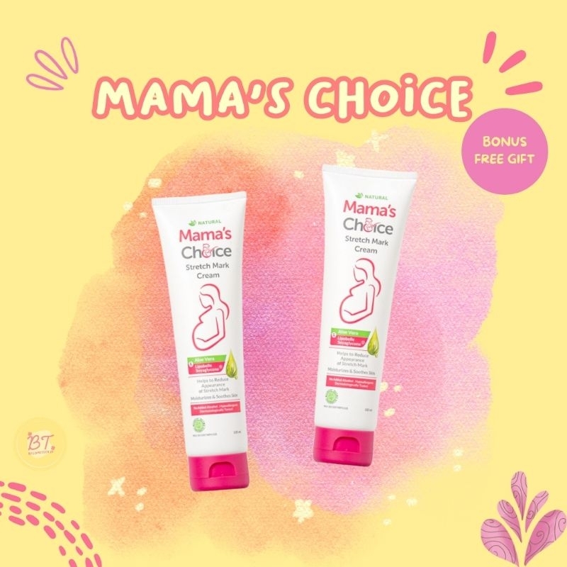 Jual (READY STOCK) Mama's Choice Stretch Mark Cream (Krim Penghilang Strechmark Aman untuk Ibu