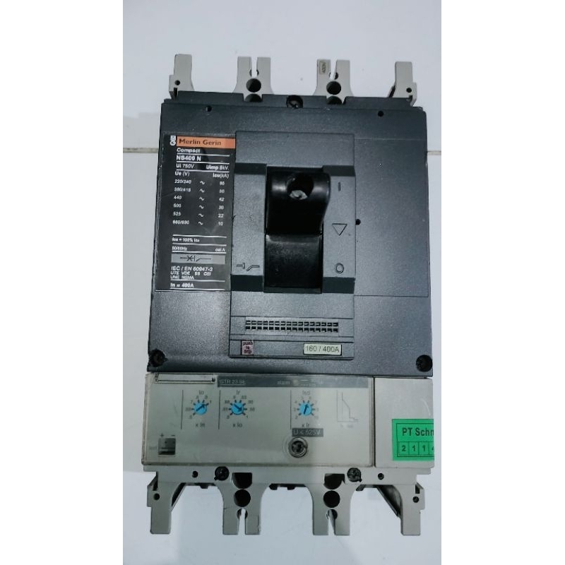 Disjoncteur Merlin Gerin Compact NS400N – 400A 660V Triphasé – Occasion Bon état