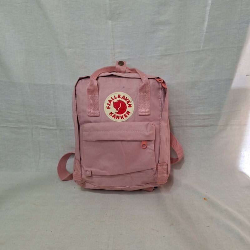 Fjallraven Kanken Pink Backpack ginkgo by