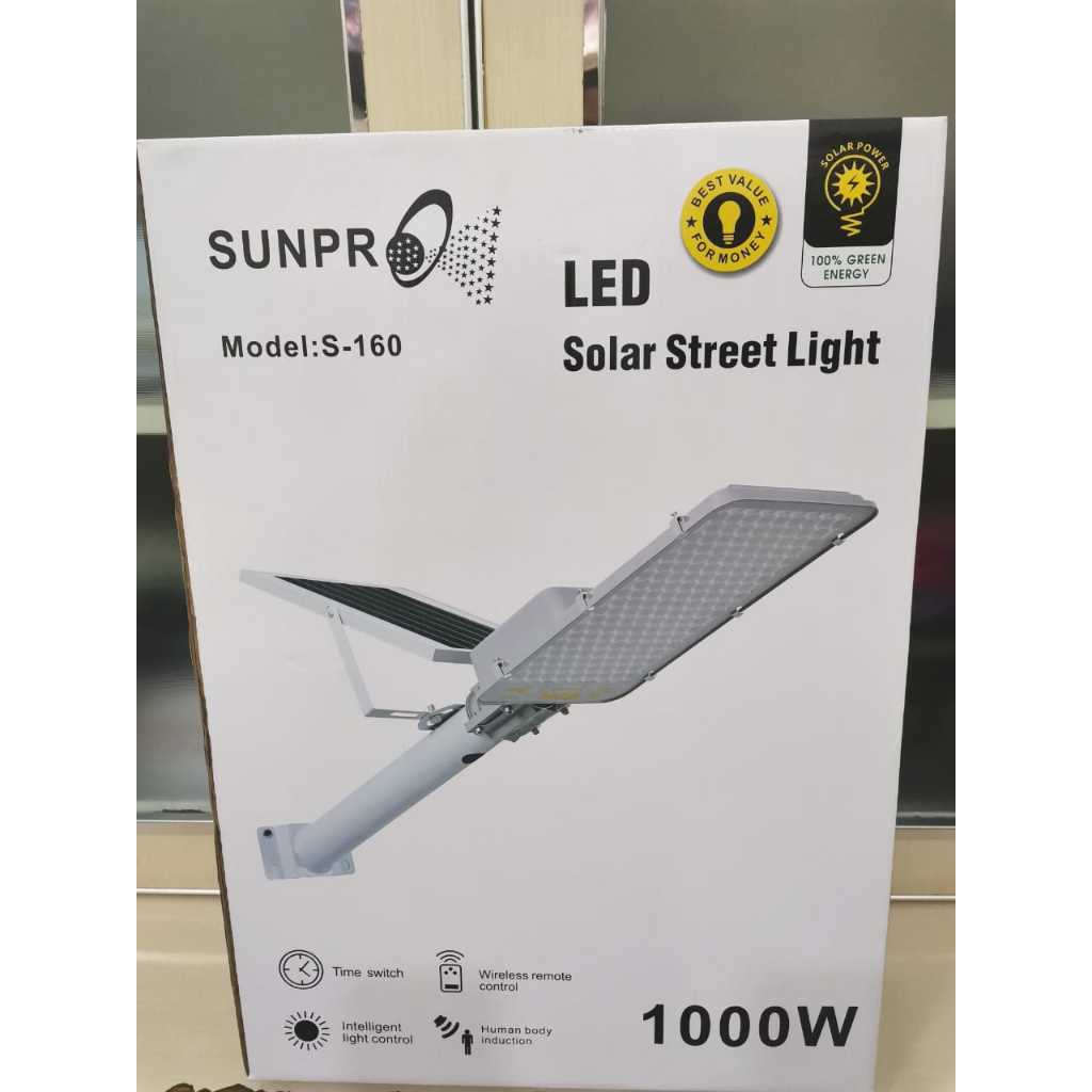 Jual Lampu Jalan / LED Solar Street Light 500W/1000W SUNPRO/ Lampu ...