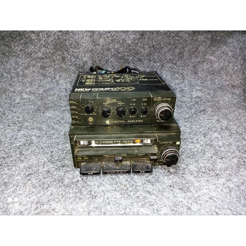Jual AUDIO MOBIL VINTAGE FUJITSU TEN NEW COMPO CA-100 DAN NEW COMPO SP ...