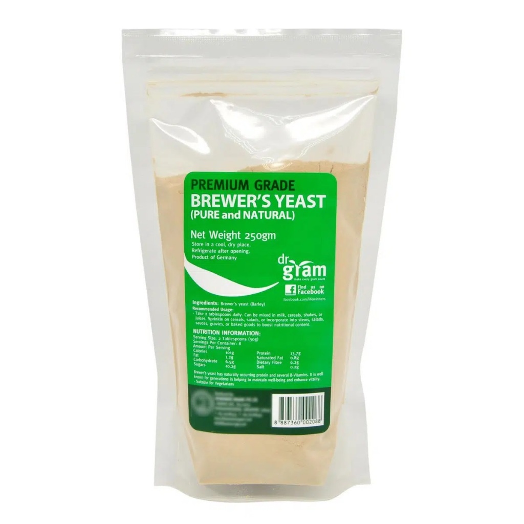 Jual Dr Gram Brewer's Yeast Pure & Natural 250g Shopee Indonesia
