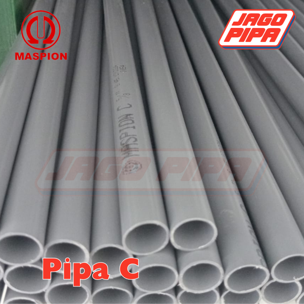 Jual Maspion Pipa Abu C 4 Inch PVC 4 Meter Paralon 4