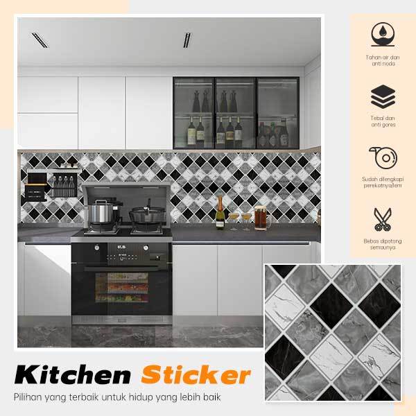 Jual Stiker Dapur Kamar Mandi Anti Air Minyak Dan Panas Ukuran 60 cm x ...