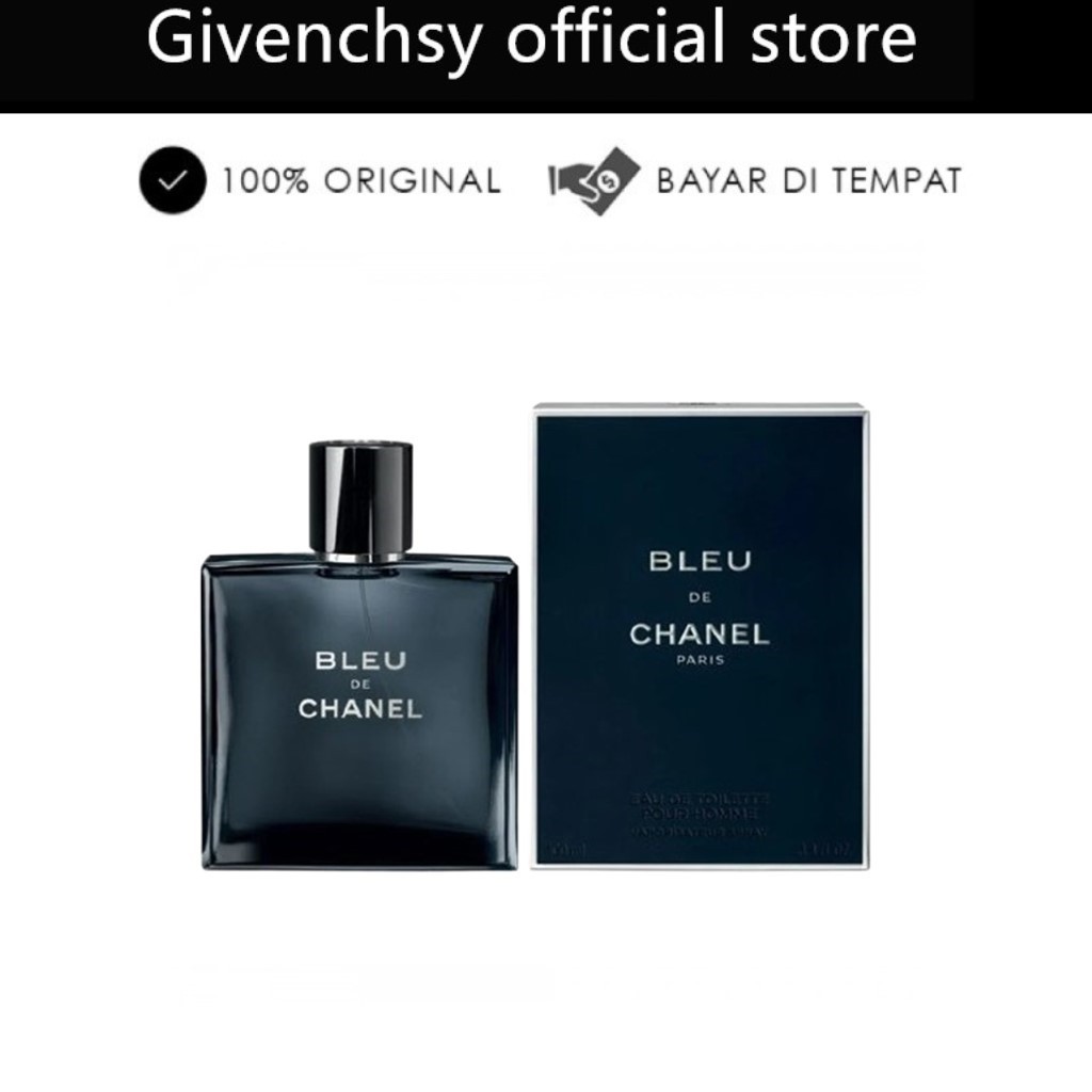 Jual 100 Original CHANEL BLEU DE CHANEL MAN Eau de Toilette Spray BLEU DE CHANEL Eau de Parfum Spray 100ML Shopee Indonesia