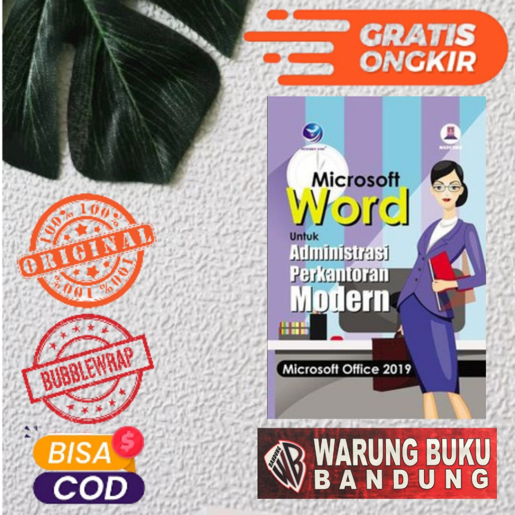 Jual Buku Microsoft Word Untuk Administrasi Perkantoran Modern Microsoft Office 2019 Madcoms 1546