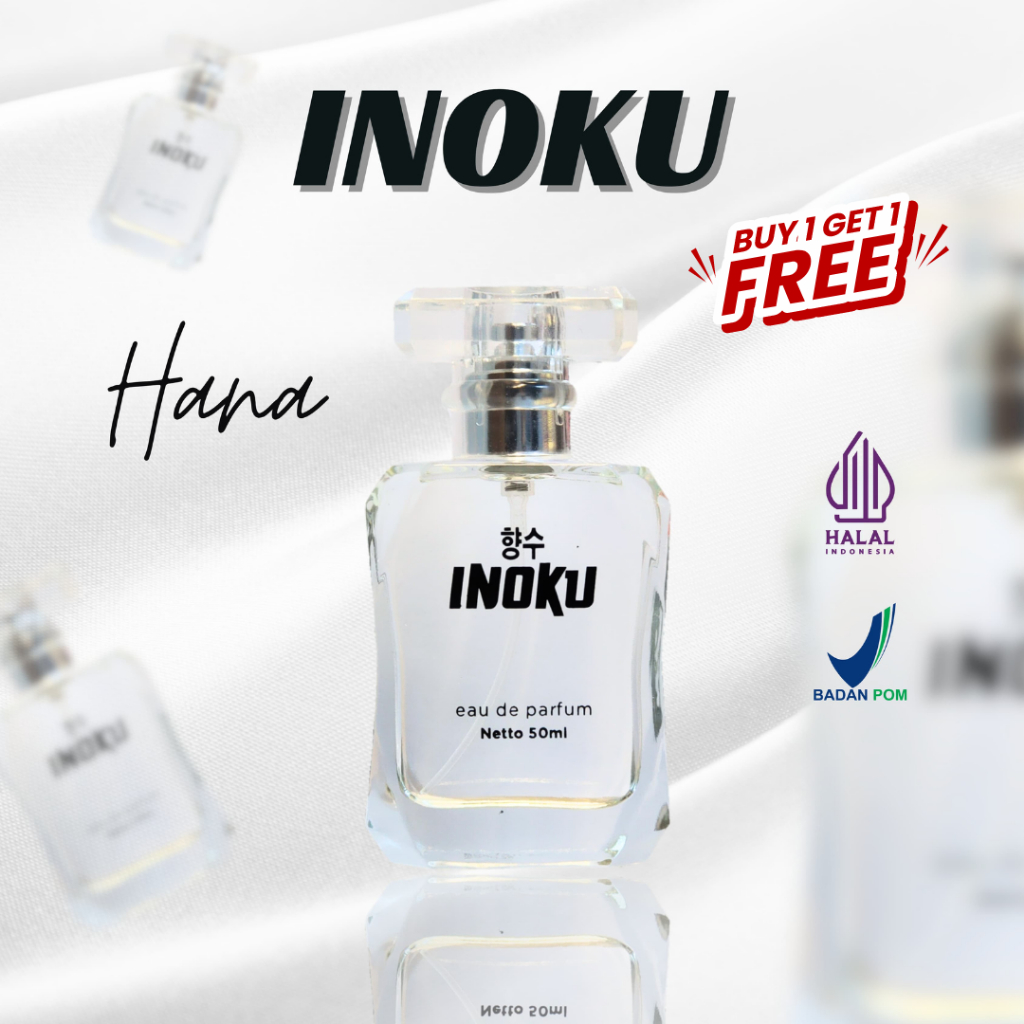 Jual [FREE BODYMIST 50ML] INOKU Hana Parfum Wanita 50ml Parfum Original ...