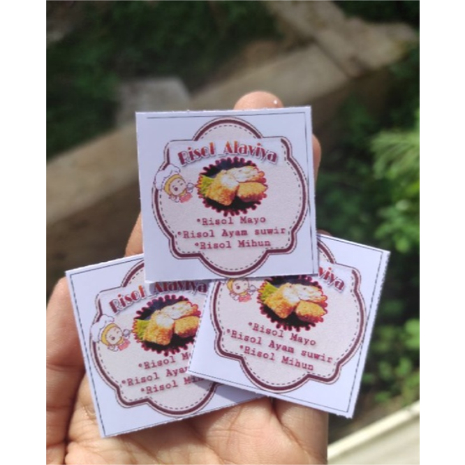 Jual Stiker Risol / Stiker Risoles Mayo / Chromo bulat BUZZGELL ...