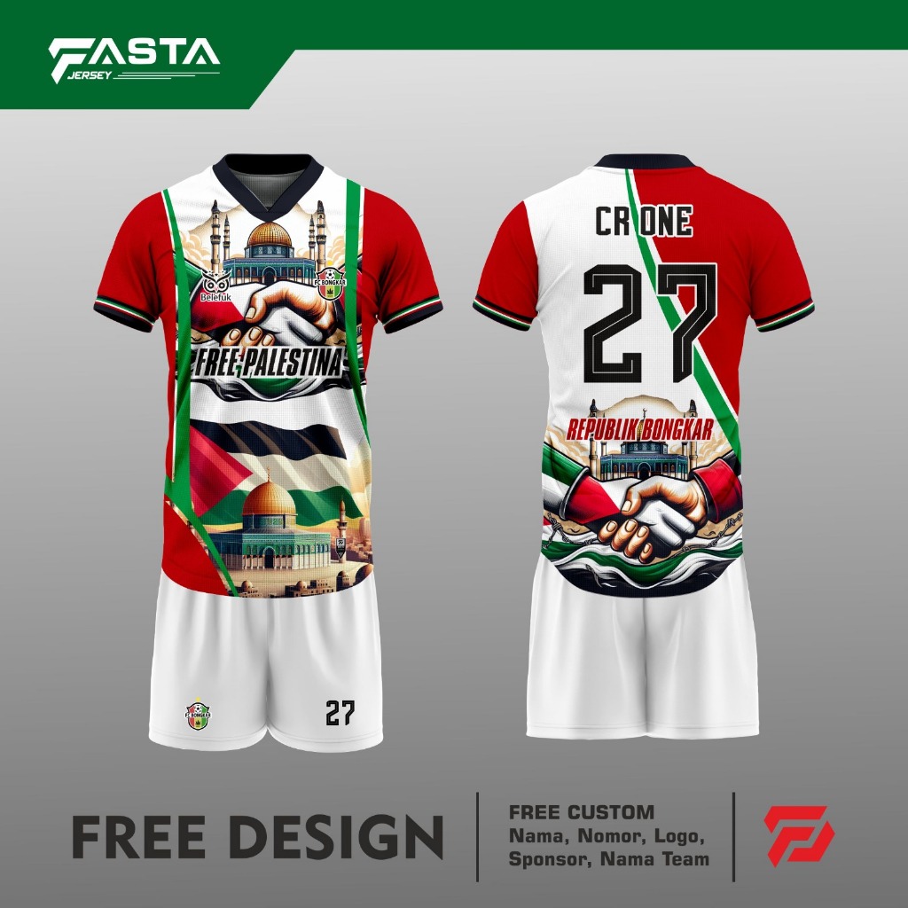 Jual JERSEY BOLA PALESTINA,JERSEY FUTSAL,JERSEY SEPAK BOLA,(DESAIN SUKA ...