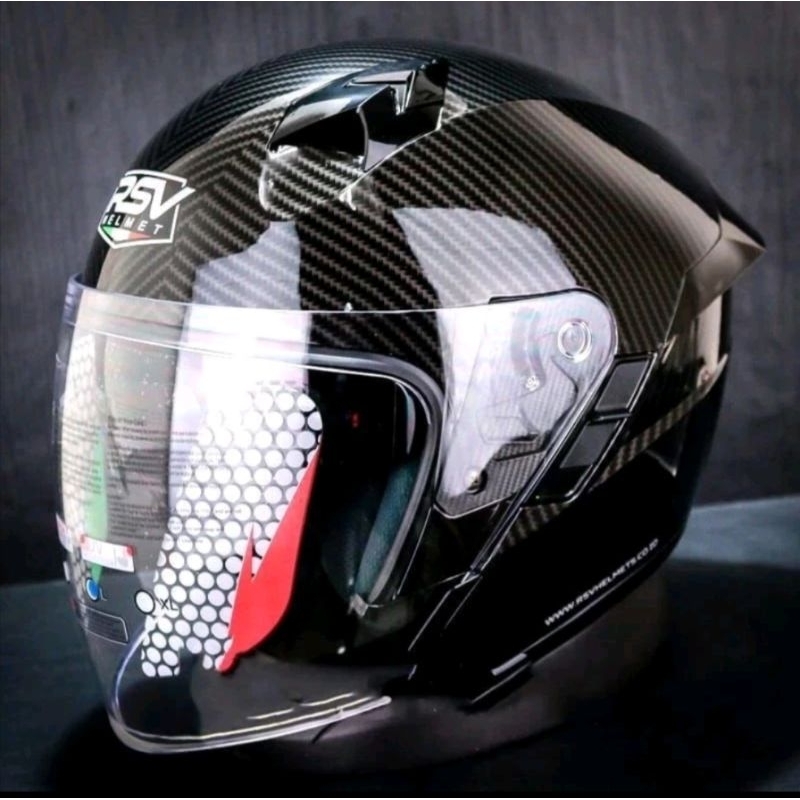Jual HELM RSV SV300 CARBON DAN POLOS PULL WARNA | Shopee Indonesia