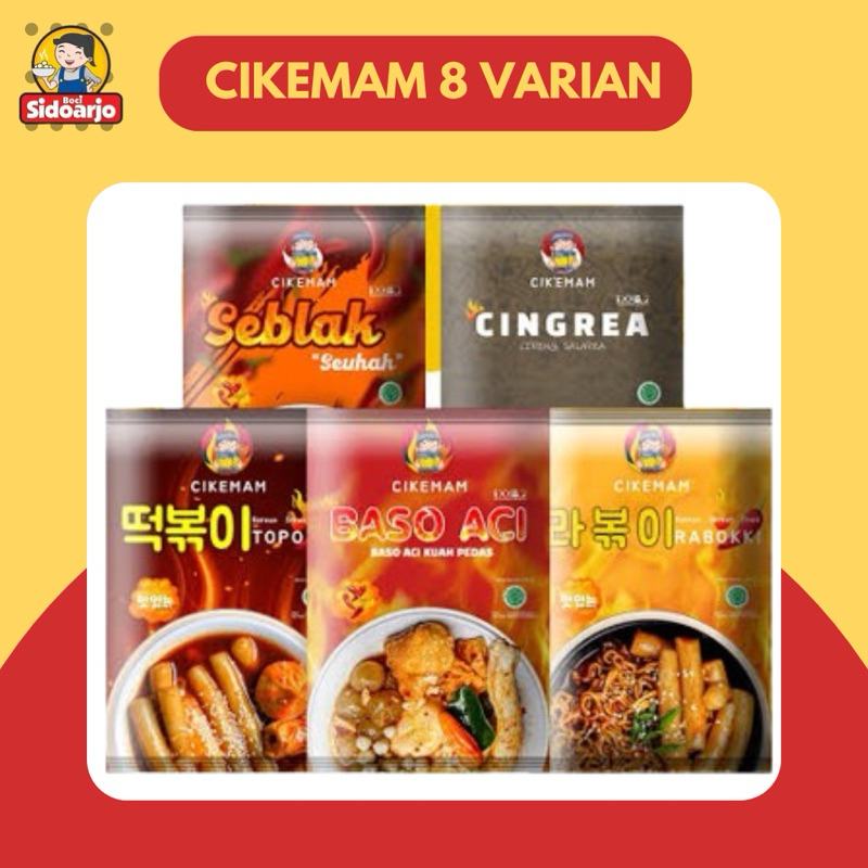 Jual Cikemam 5 Varian Baso Aci Rabokki Topokki Cireng Seblak