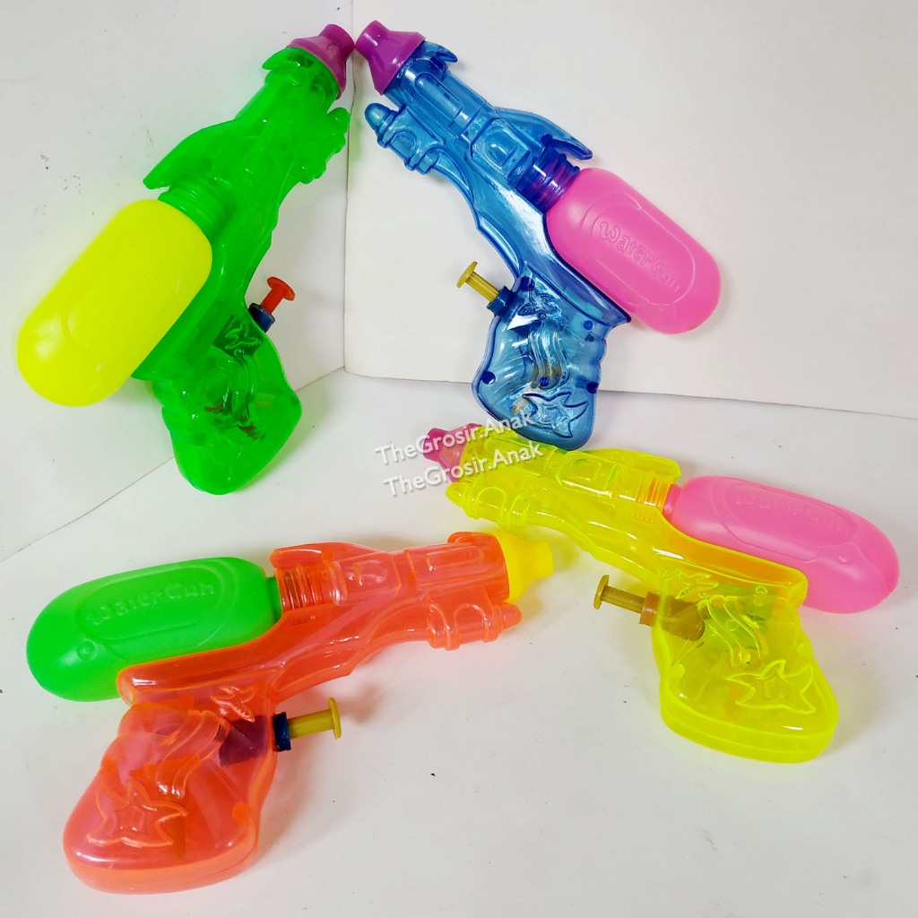 Jual TGA Pistol Air Transparan Warna RANDOM Tembak Water Blaster ...
