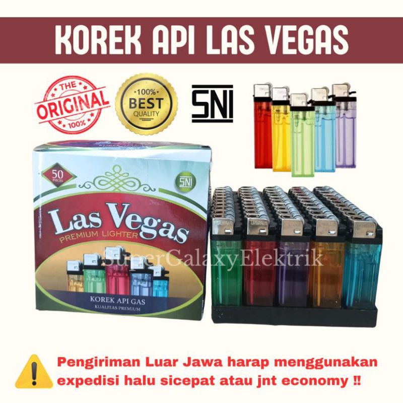 Jual (Isi 50Pcs) Korek Api Las Vegas/Korek Api/Korek | Shopee Indonesia