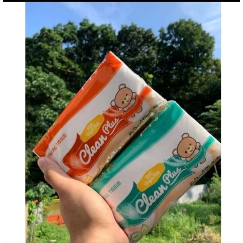 Jual Tisu Clean Plus 180 sheet Tisu Wajah | Shopee Indonesia