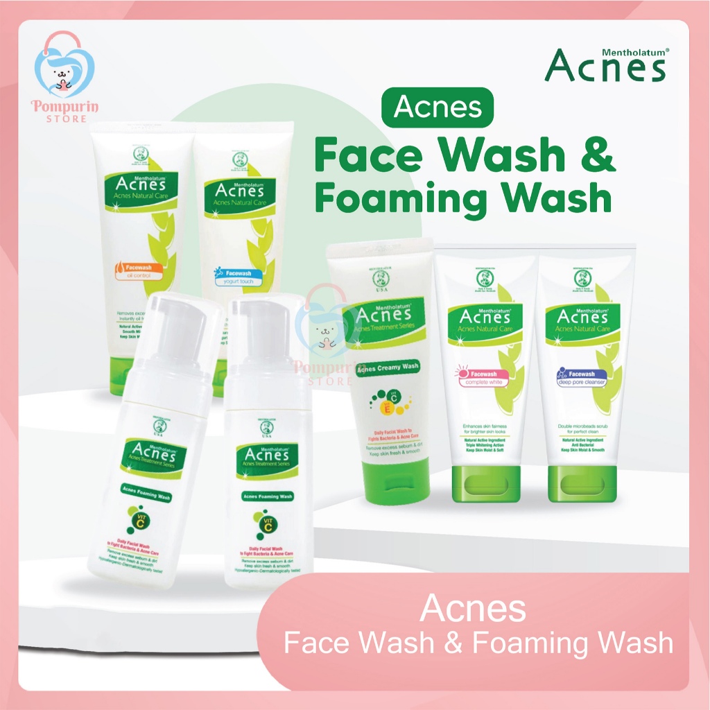 Jual ACNES Face Wash & Foaming Wash / Acnes Derma Care Gentle Cleanser ...