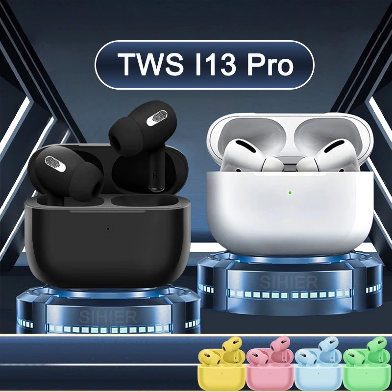 I13 pro tws headset bluetooth bass 9d hifi stereo sound earphone wireless