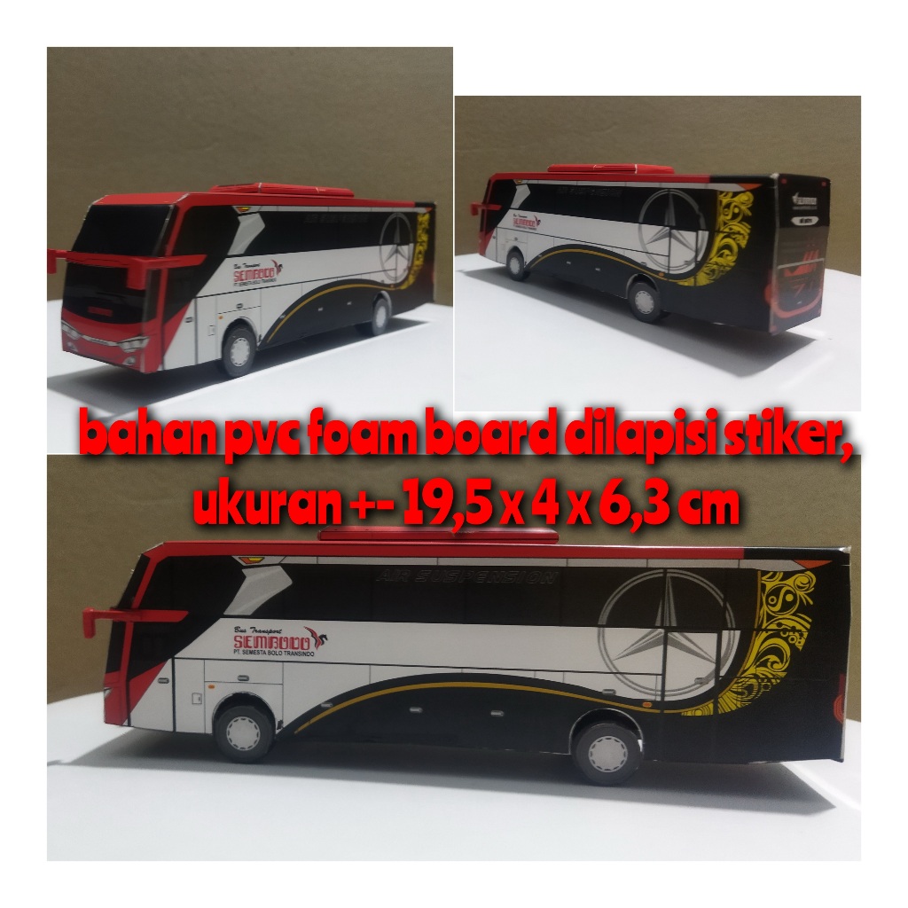 Jual Miniatur Bus Transport Sembodo Voyager | Shopee Indonesia