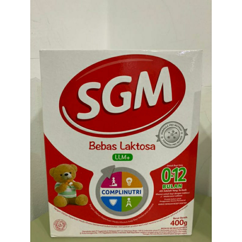 Jual SGM LLM+ 400 g - Susu Formula Bebas Lactosa | Shopee Indonesia