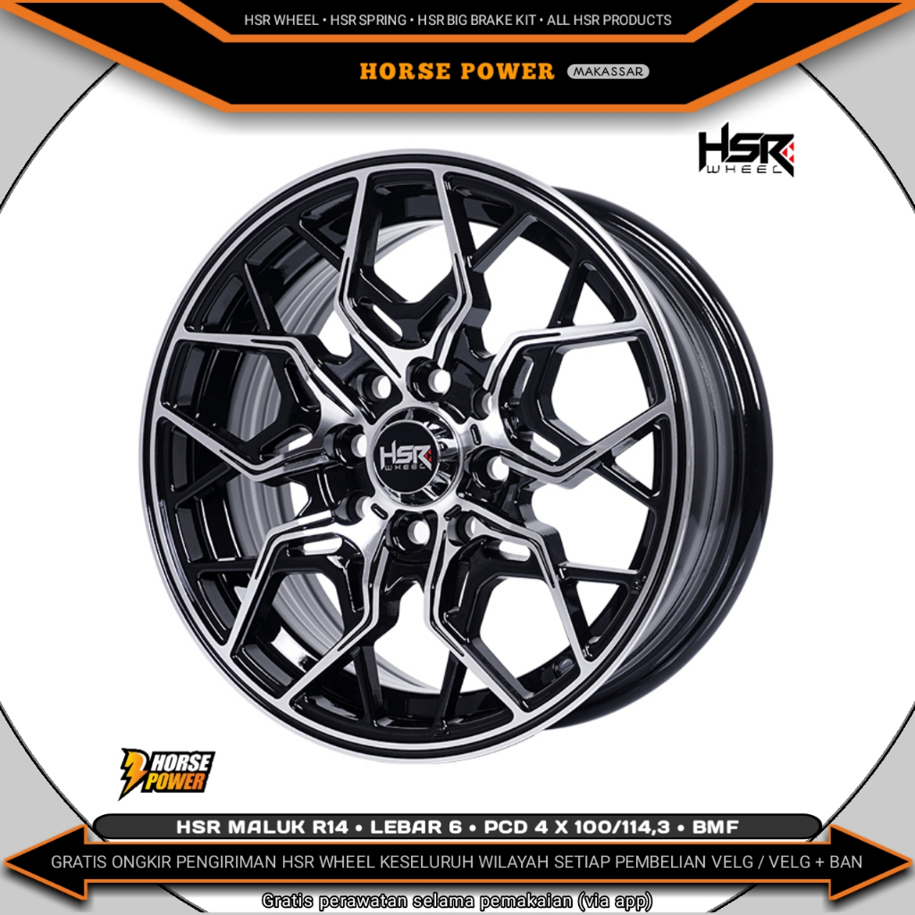 Jual Velg R14 • Mobil 4 Baut Roda • Pcd 4 x 100/114,3 • Hsr Maluk ...