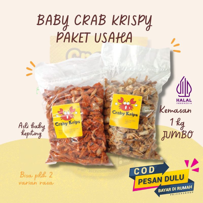 Jual Baby Crab Kemasan Kg Jumbo Craby Crips Murah Super Shopee Indonesia