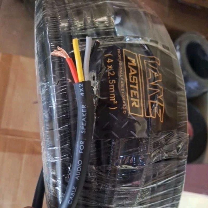Jual Kabel Speaker 4x2.5 Lane Master Meteran | Shopee Indonesia