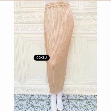 Rok Plisket Satin Premium Rok Plisket Polos Rok Span