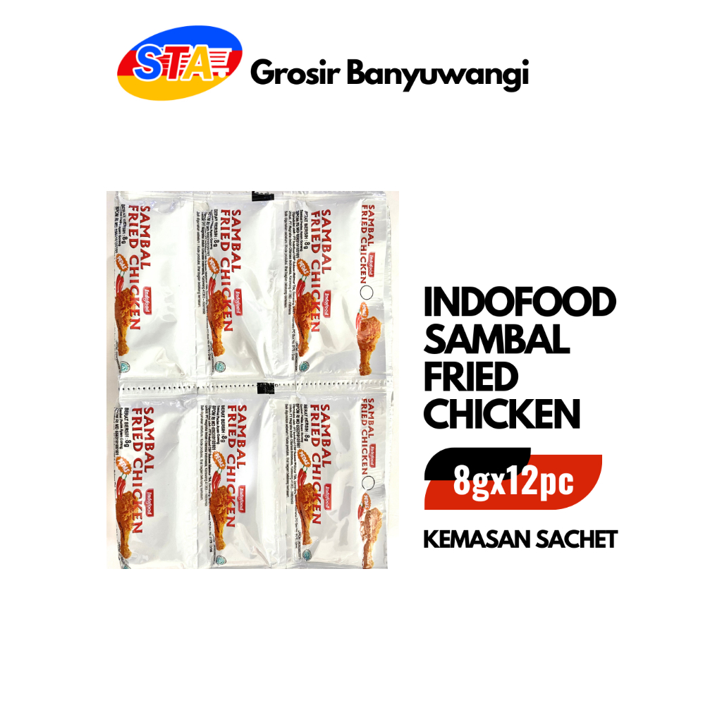 Jual [jatim] Indofood Sambal Fried Chicken 12 Sachet Saos Sachet Shopee Indonesia